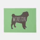 Search for pug doormats Dog