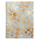 Search for gold foil notebooks Floral
