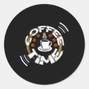 Search for coffee time stickers Typography