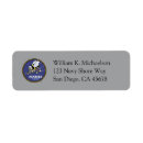 Search for us navy return address labels Military service dedication emblem