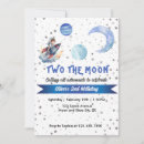 Search for boys space birthday invitations Moon
