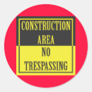 Search for trespassers stickers Trespassing