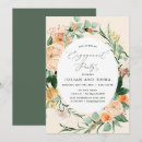 Search for boho engagement party invitations Watercolor floral