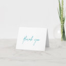 Search for teal turquoise thank you cards Bridal shower