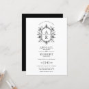 Search for vintage floral wedding invitations Black and white