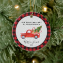 Search for red truck christmas tree decorations New baby