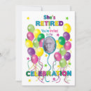 Search for female retirement party invitations Celebration