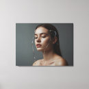 Search for abstract woman face canvas prints Lady
