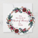 Search for christmas wedding bridesmaid cards Winter