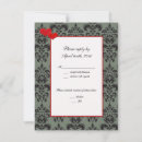 Search for matching rsvp response invitations Red