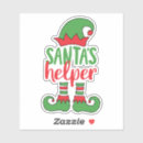 Search for cute christmas elf stickers Santa's helper
