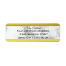 Search for white marble return address labels Elegant