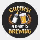 Search for baby is brewing stickers Beer