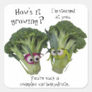 Search for funny broccoli stickers Vegetables