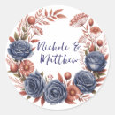 Search for coral and navy stickers Flowers