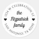 Search for retro address stickers Minimalist