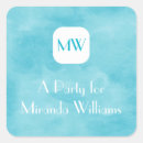 Search for aqua monogram stickers Girly