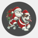 Search for english bulldog stickers Xmas