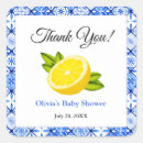 Search for italian thank you stickers Baby shower