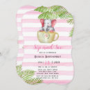 Search for sip and see baby girl shower invitations Elephant
