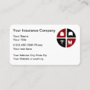 Search for insurance business cards Modern