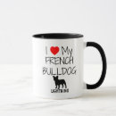 Search for i love french bulldogs mugs Heart