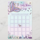 Search for mermaid baby shower bingo For her