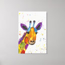Search for cute animal canvas prints Watercolor