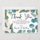 Search for rustic thank you cards Eucalyptus