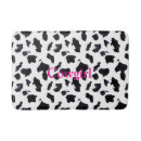 Search for black and white cow print bath mats Cowgirl