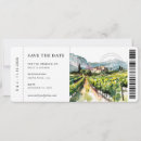 Search for boarding pass wedding save the dates Ticket