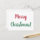 Search for white label postcards Merry christmas