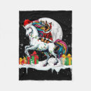 Search for unicorn christmas blankets Xmas
