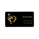 Search for treble clef labels Heart