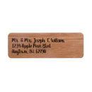 Search for wooden return address labels Country