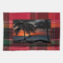 Search for palm trees tea towels Sunset