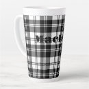 Search for black and white tartan mugs Modern