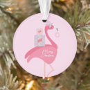 Search for pink flamingo christmas tree decorations Fun
