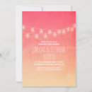 Search for string lights engagement party invitations Pink
