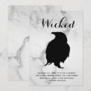 Search for elegant halloween invitations Raven