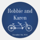 Search for bike wedding stickers Elegant