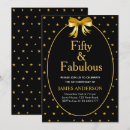Search for golden 50th birthday invitations Stars