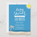 Search for beach gender reveal invitations Baby