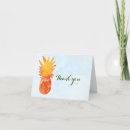 Search for luau thank you cards Pineapple