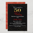 Search for red gold and black invitations Modern