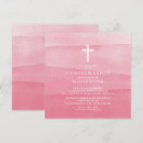 Search for watercolor confirmation invitations Girl