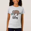 Search for sloth girls tshirts Lazy