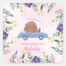 Search for flower party stickers Girl