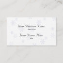 Search for icy business cards Winter