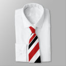 Search for red white and black stripes ties Pattern